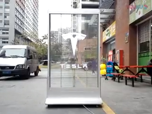 透明LED廣告機(jī)